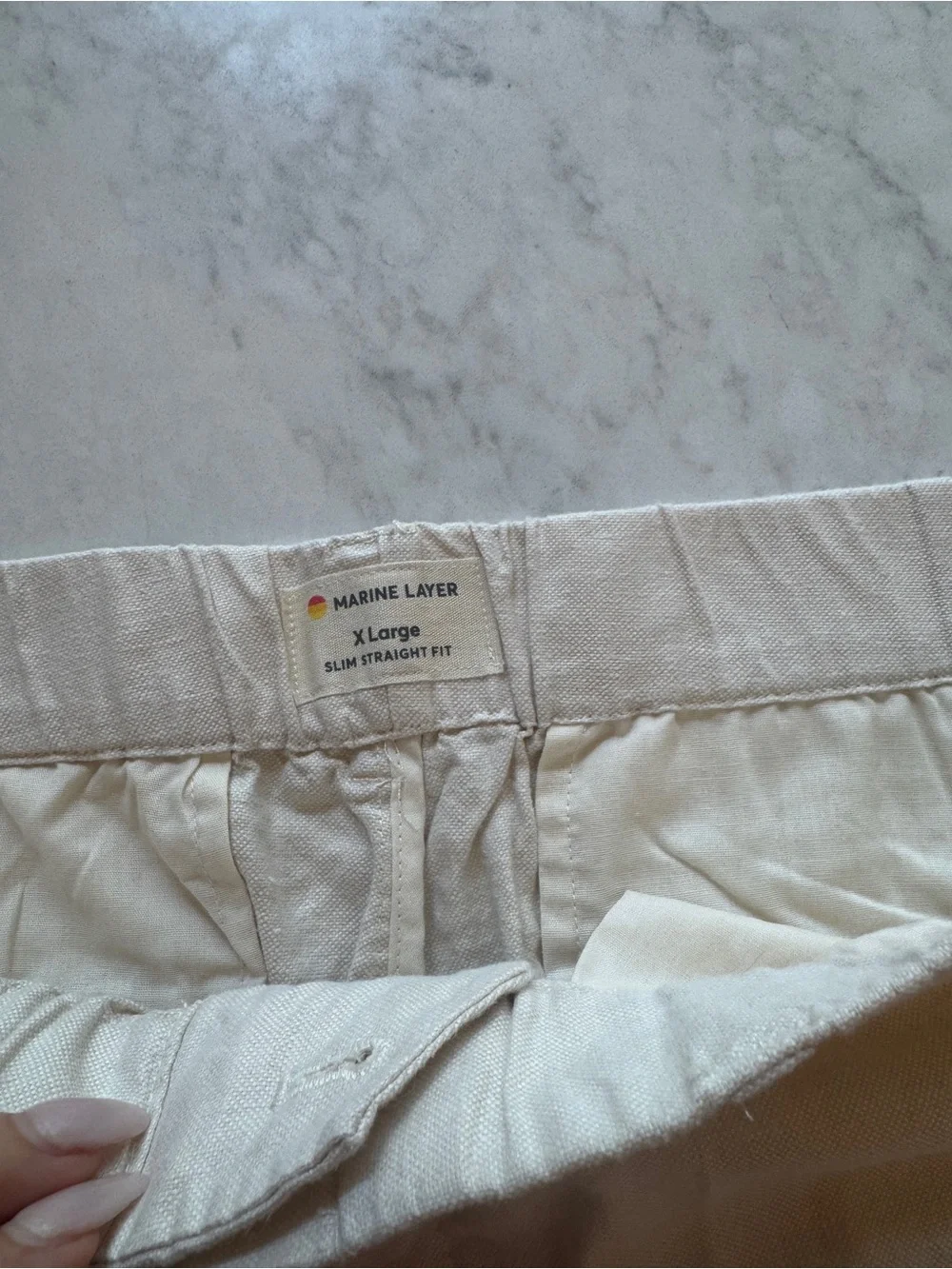 Marine Layer Saturday Hemp Chinos-Size Extra Large